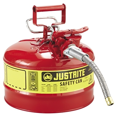 2 1/2 GAL RED SAFETY CANW/5/8